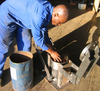 2 Fill The Cavity With Dryish Clay