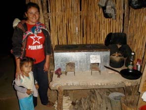 Doña Veraranda Sapina Corn Cob Stove