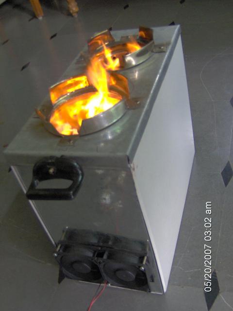 Smoke Burner Stove - Magh II - Twin Pots